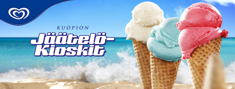 Kuopion jäätelökioskit 2018
